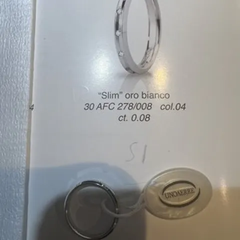 Anello UnoAerre in argento 925 misura 53 - 30 AFC 278/008