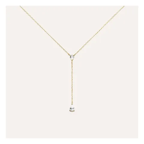 Stroili Claire Collana goccia con cubic zirconia Oro 9kt 1437103
