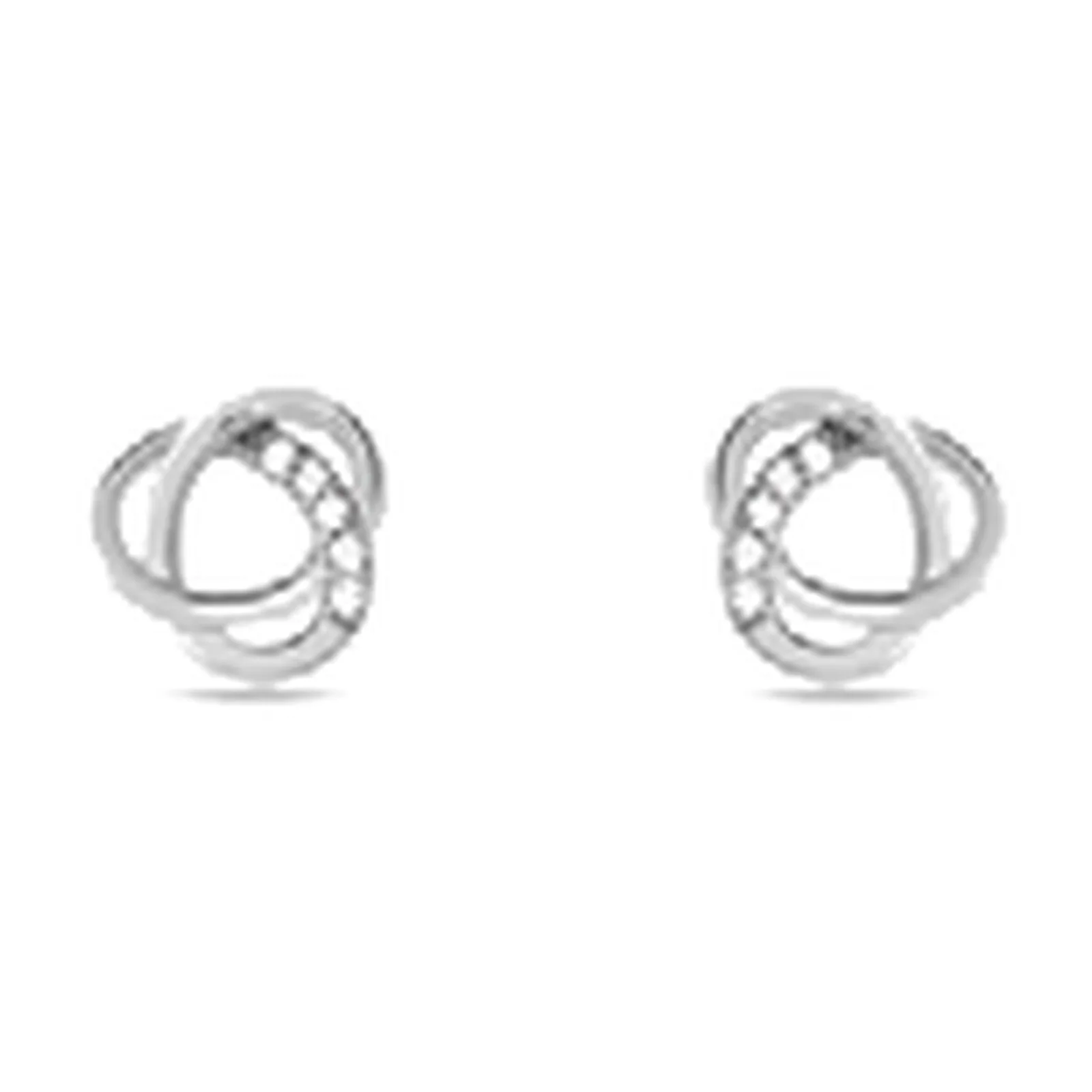 Stroili Silver Shine Orecchini lobo nodo Argento 925 1628547