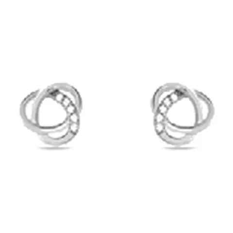 Stroili Silver Shine Orecchini lobo nodo Argento 925 1628547