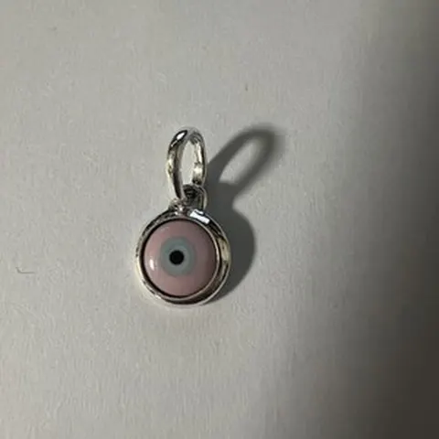 Charm Pendente Occhio di Nazar Rosa in Argento 925 - LAB22609272140