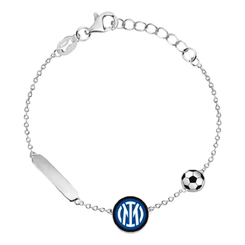 Lowell Bracciale Ufficiale Inter Acciaio 316L B-IB016KAS