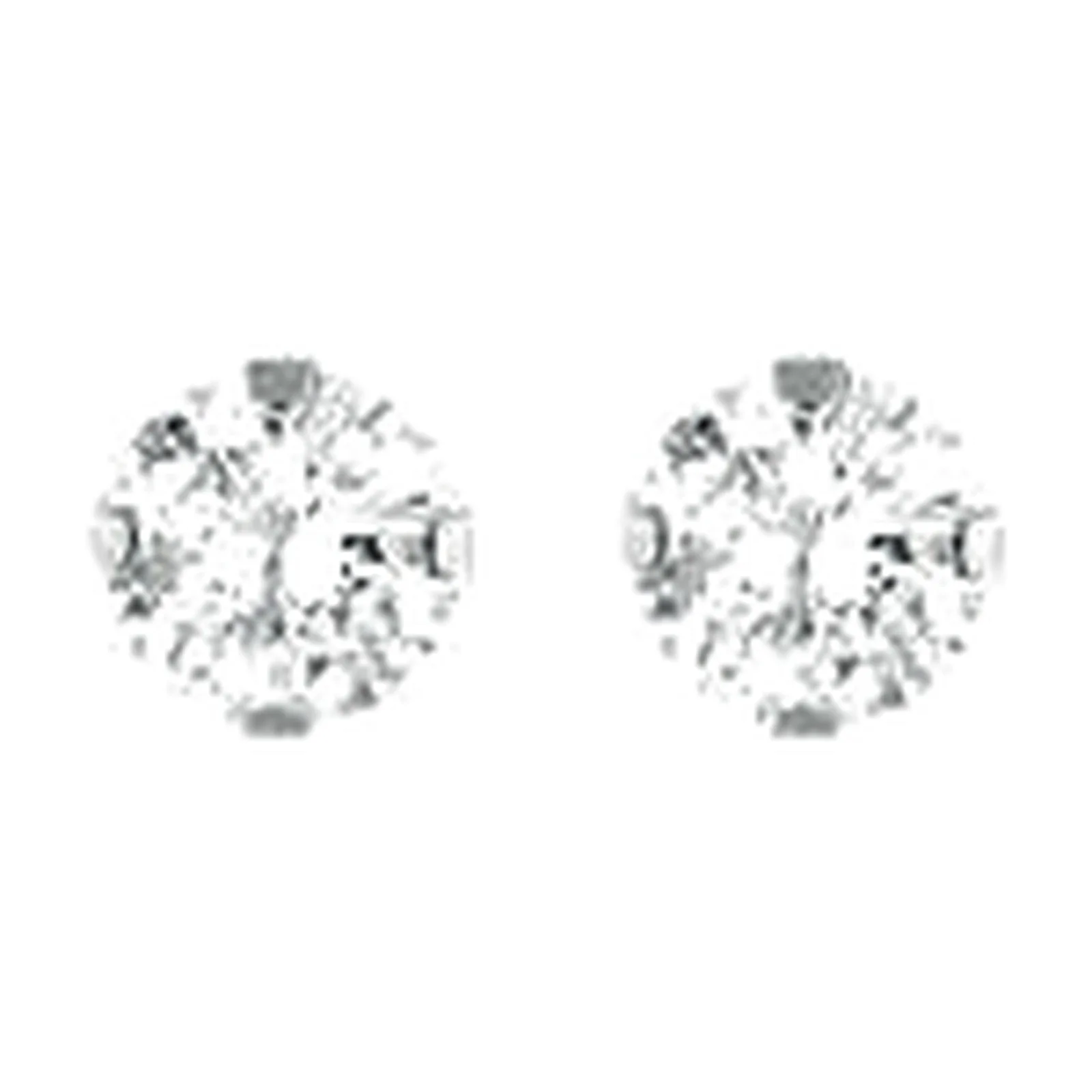 Stroili Bon Ton Orecchini lobo con cubic zirconia Oro 9kt 1400952