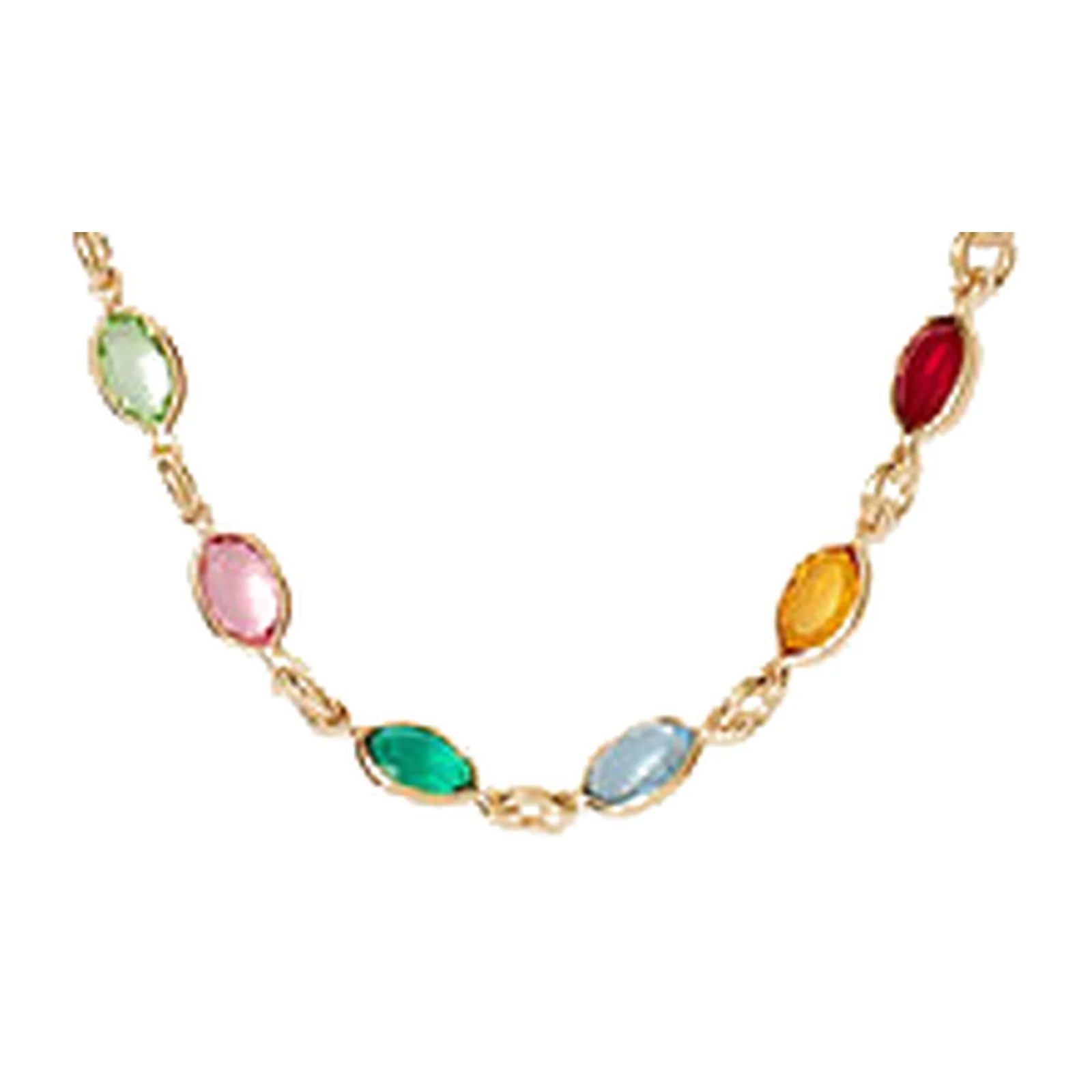 Stroili Golden Dream Collana placcato oro 18K e cristalli Metallo 1682077