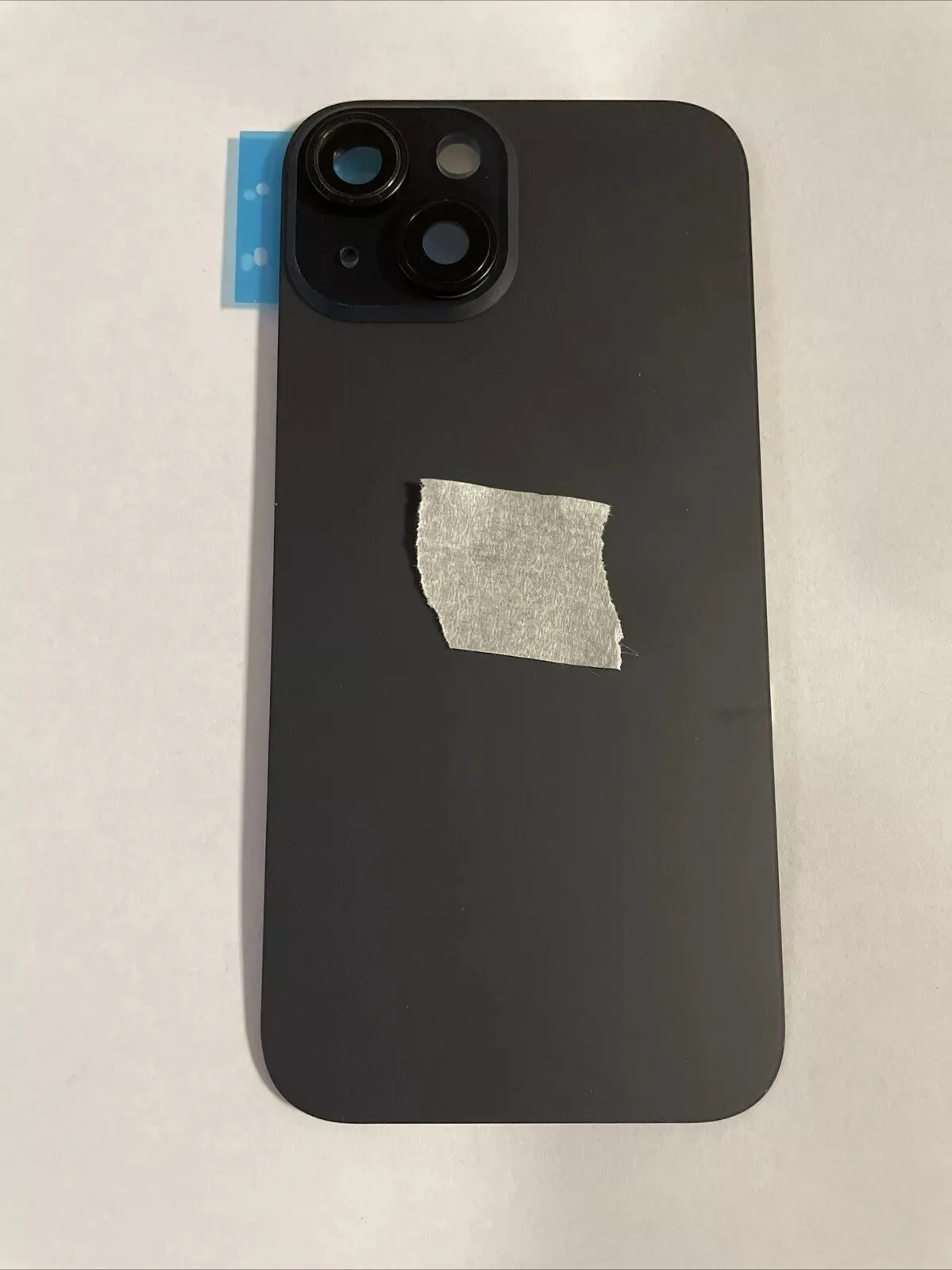 Back vetro Scocca Posteriore Per iPhone 15 Compatibile Con Magneti Nero grigio