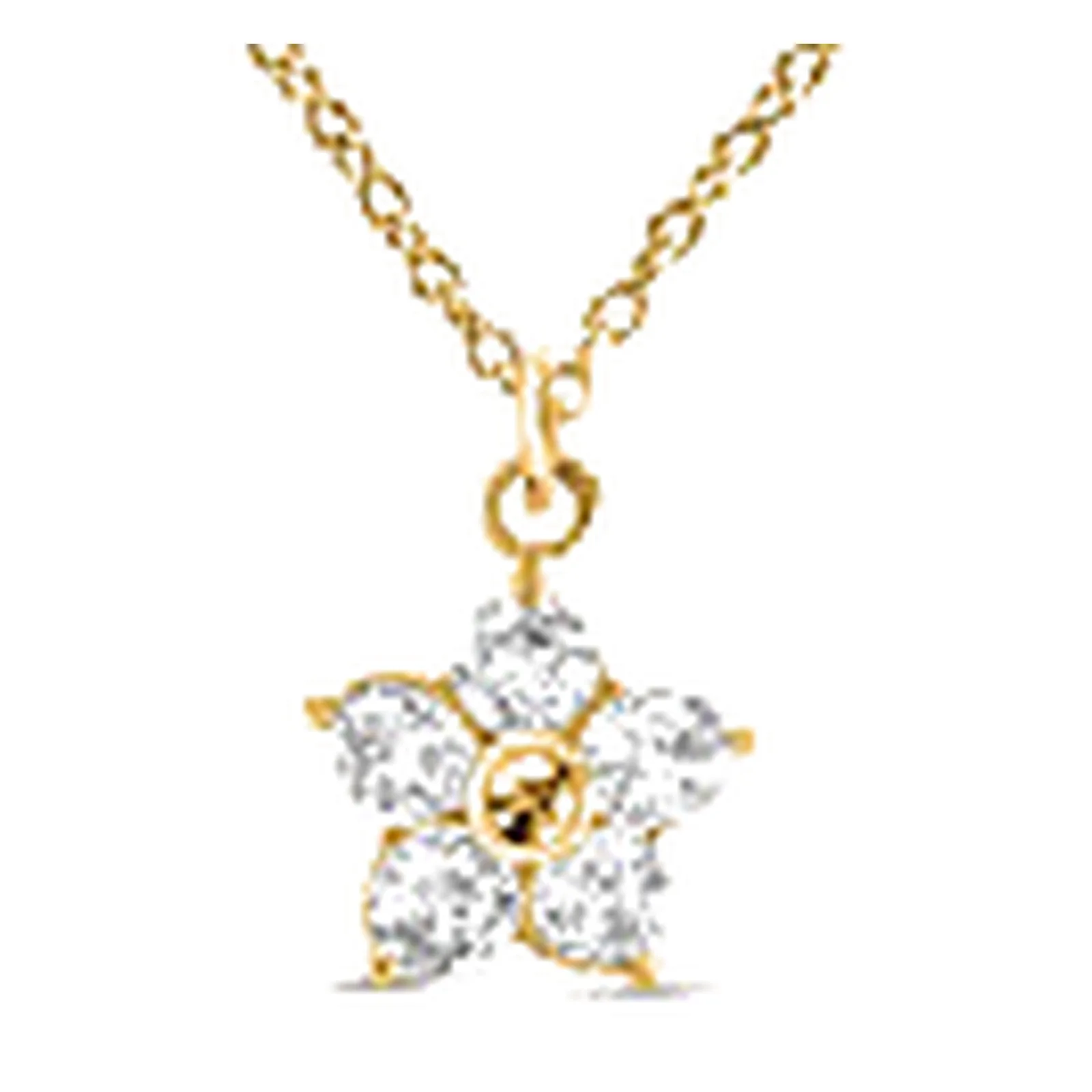 Stroili Radiance Collection Collana dorato con fiore e cubic Acciaio 1694686