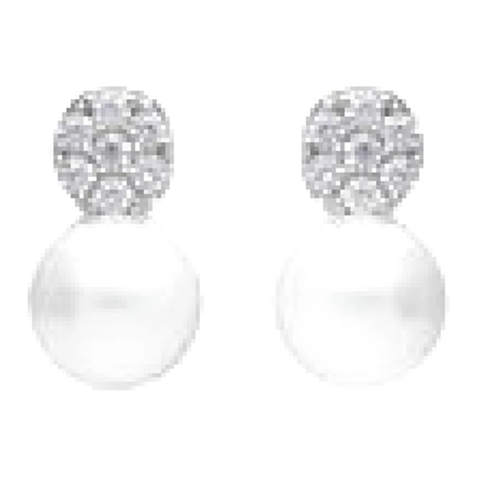 Stroili Silver Pearls Orecchini lobo con cubic zirconia Argento 925 1693200