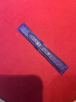 Cinturino per orologio in pelle blu 22mm - 2606251322