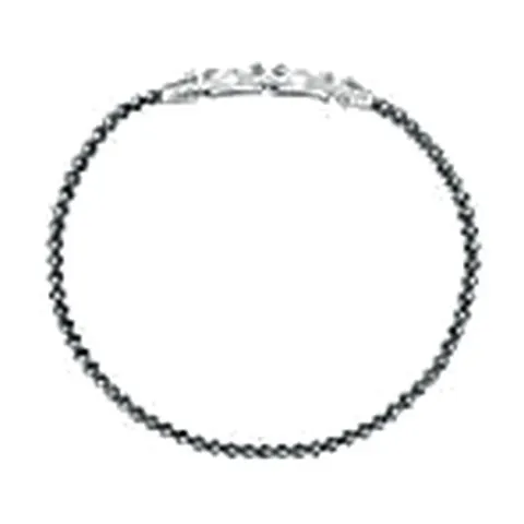 Stroili Man Code Bracciale tennis con cristalli neri Acciaio 1692872