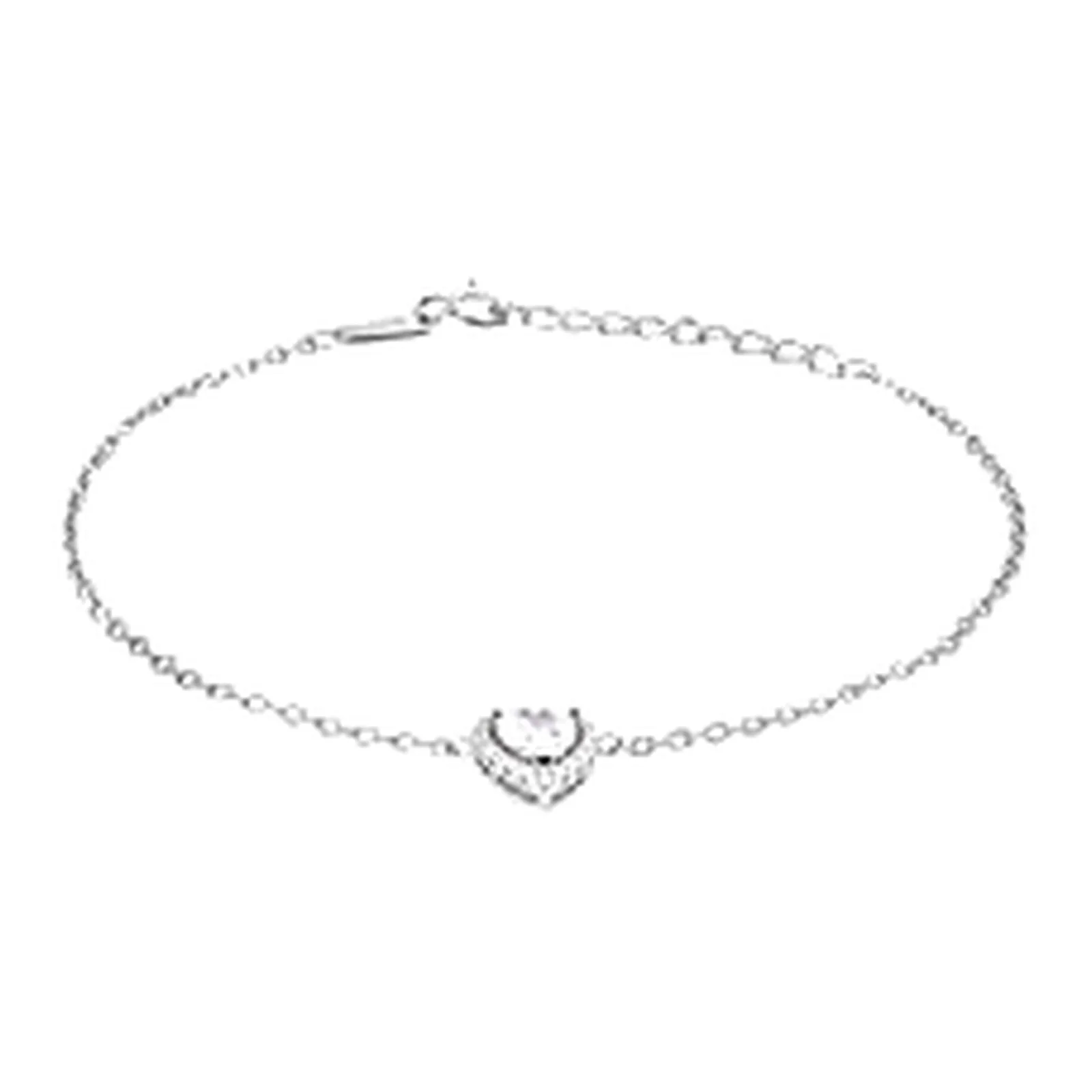 Stroili Silver Elegance Bracciale cuore con cubic zirconia Argento 925 1688375