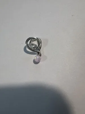 Ciondolo in Argento Sterling 925 con Spirale e Pietra - LAB22609302208