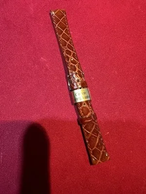 Cinturino per Orologio in Vera Pelle di Coccodrillo 14mm - 2606241742