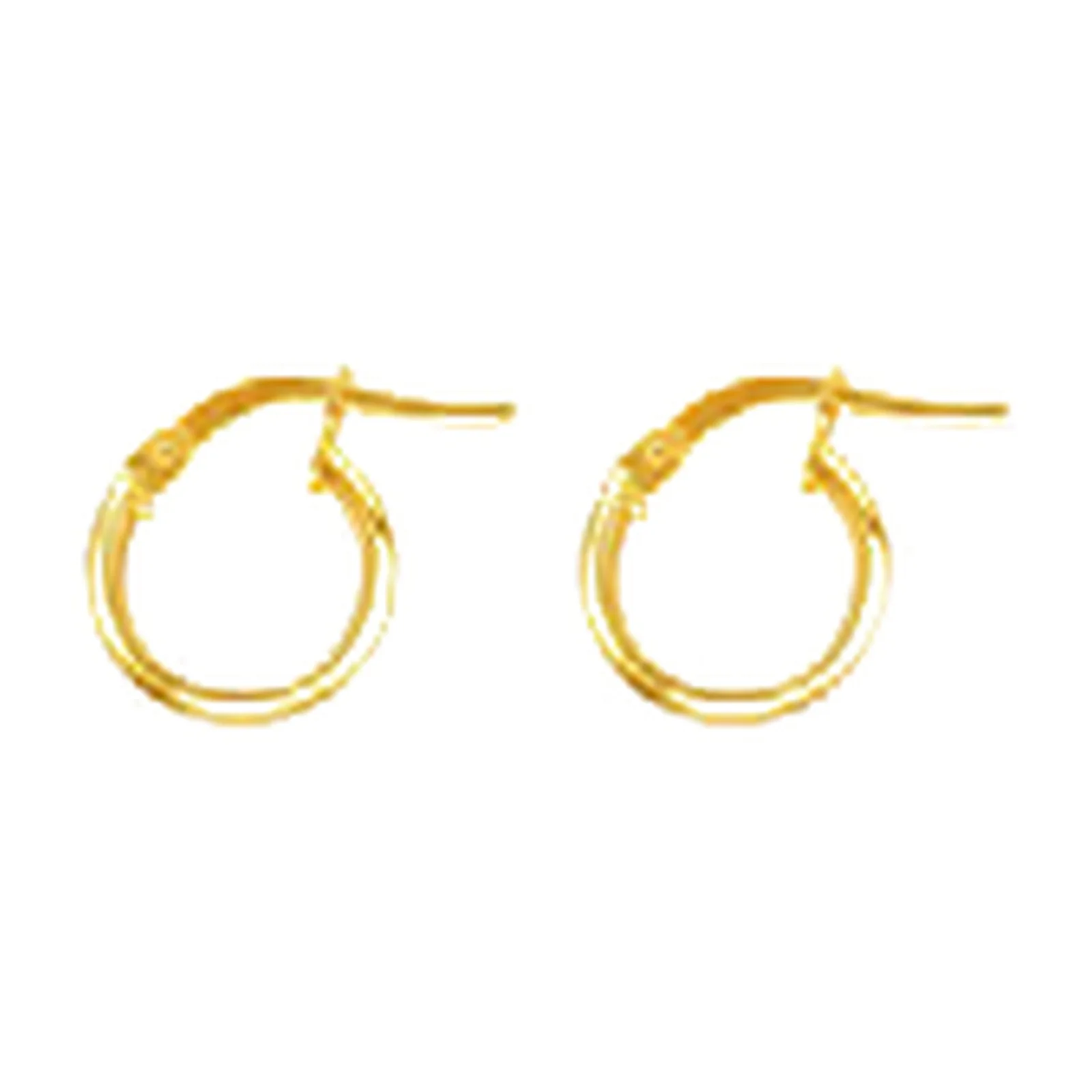 Stroili Toujours Orecchini a cerchio tubo mezzo tondo Oro 9kt 1416959