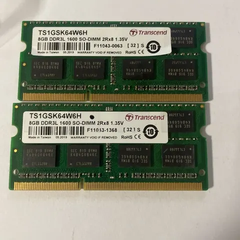 Ram For Apple Macbook Imac 8gb X2 16gb Total Pc3 Ddr3L Sodimm Memoria Trascend