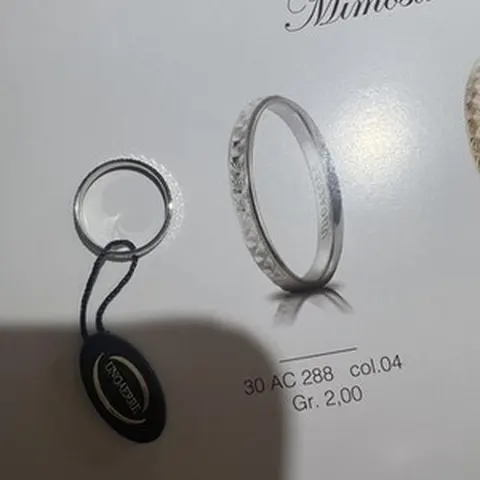 Anello UnoAerre in argento 925 collezione Mimosa misura 53 - 30 AC 288