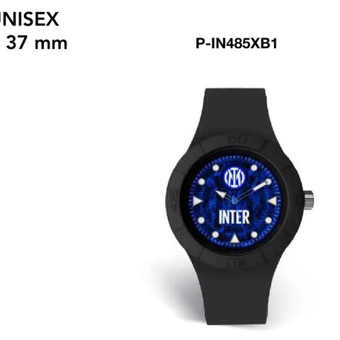 LD FC Inter Orologio Calcio Deep Five Unisex 37 mm P-IN485XB1 Originale Ufficiale