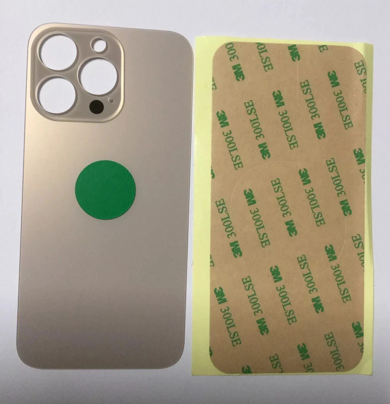 Back vetro Scocca Posteriore Per iPhone 13 Pro Max , Oro foro BIG