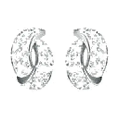 Stroili Aura Collection Orecchini lobo con cristalli Acciaio 1670600