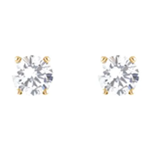 Stroili Golden Dream Orecchini lobo placcato oro 18K e cubic Metallo 1682078