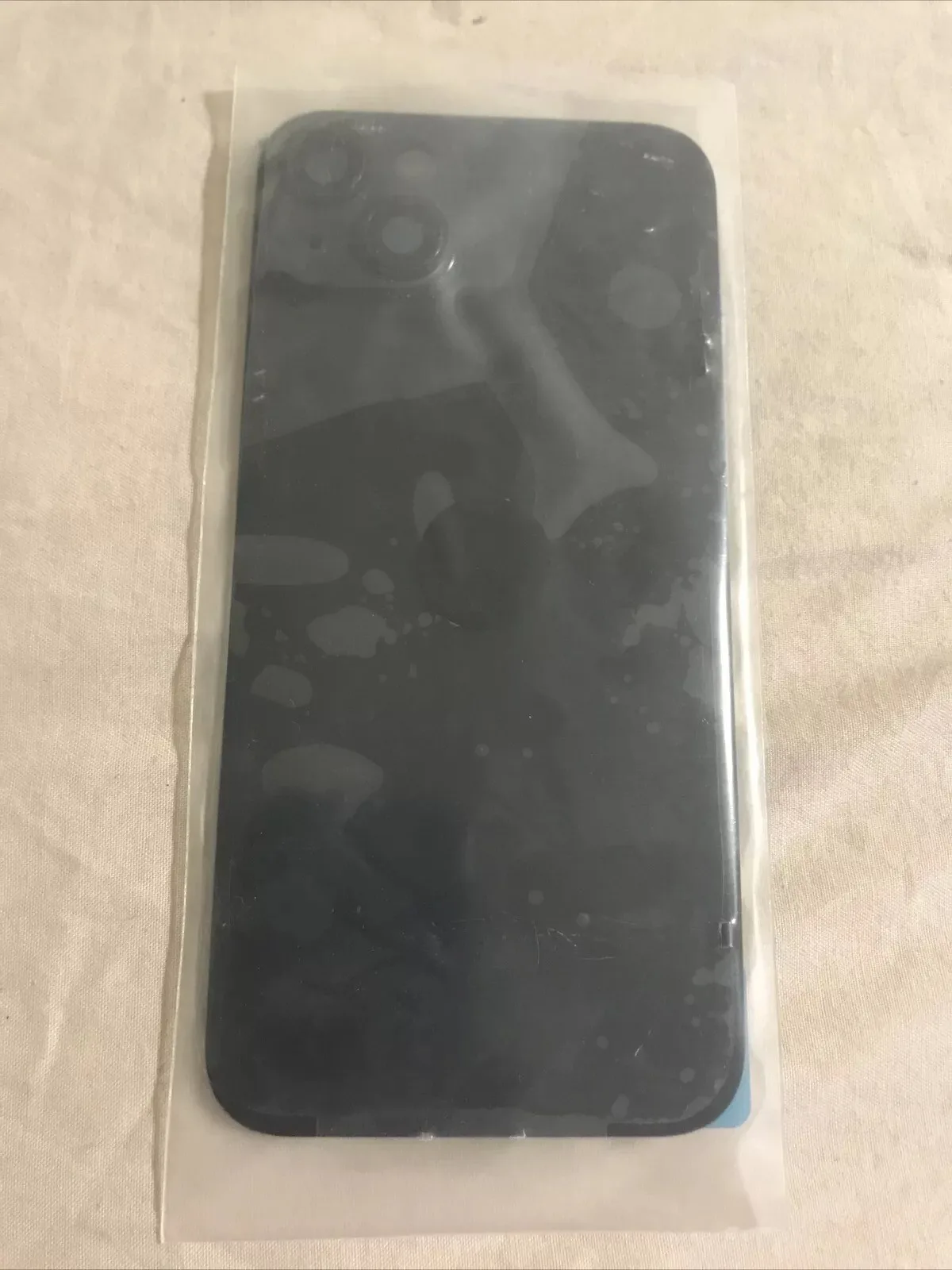 Back vetro Scocca Posteriore Per iPhone 14 Plus Compatibile Nero Midnight