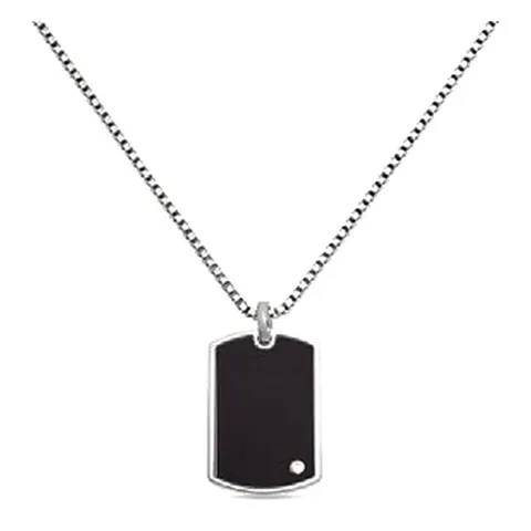 Stroili Silver Gentleman Collana con piastra Argento 925 1615958