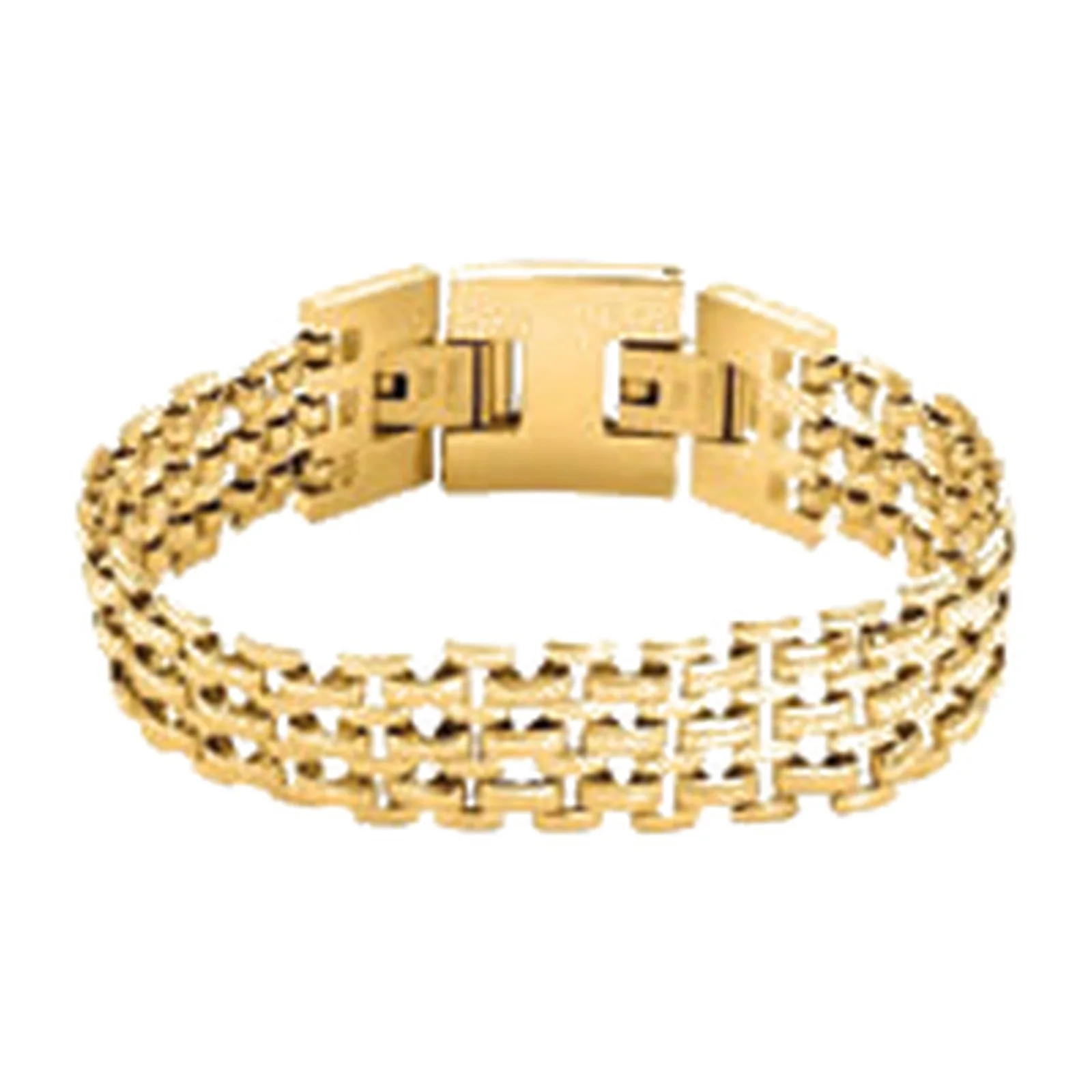 Stroili Radiance Collection Bracciale dorato panther chain Acciaio 1694691