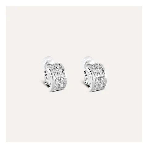 Stroili Silver Shine Orecchini lobo a clip Argento 925 1691925