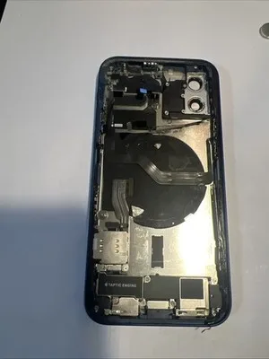 Compatibile Apple Iphone 14 Plus Scocca Centrale Chassis Viola Cdma Sim Slot