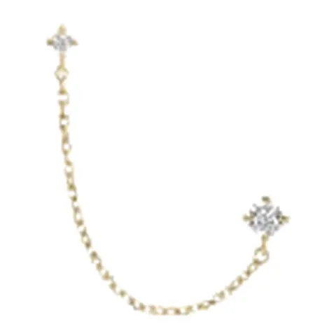 Stroili Golden Dream Monorecchino placcato oro 18K e cubic Metallo 1694977