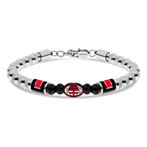 Lowell Bracciale Ufficiale Milan Acciaio 316L B-MB011UAR