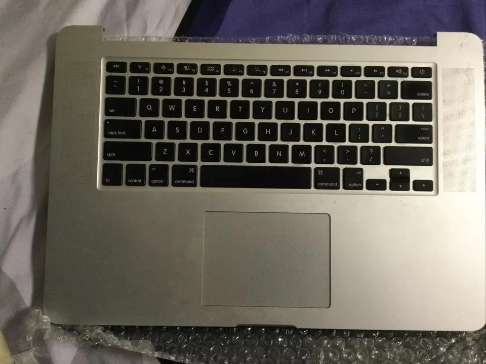 Apple Macbook Pro 15” A1398 2909 2015 Tastiera Touchpad Completo Argento A- US