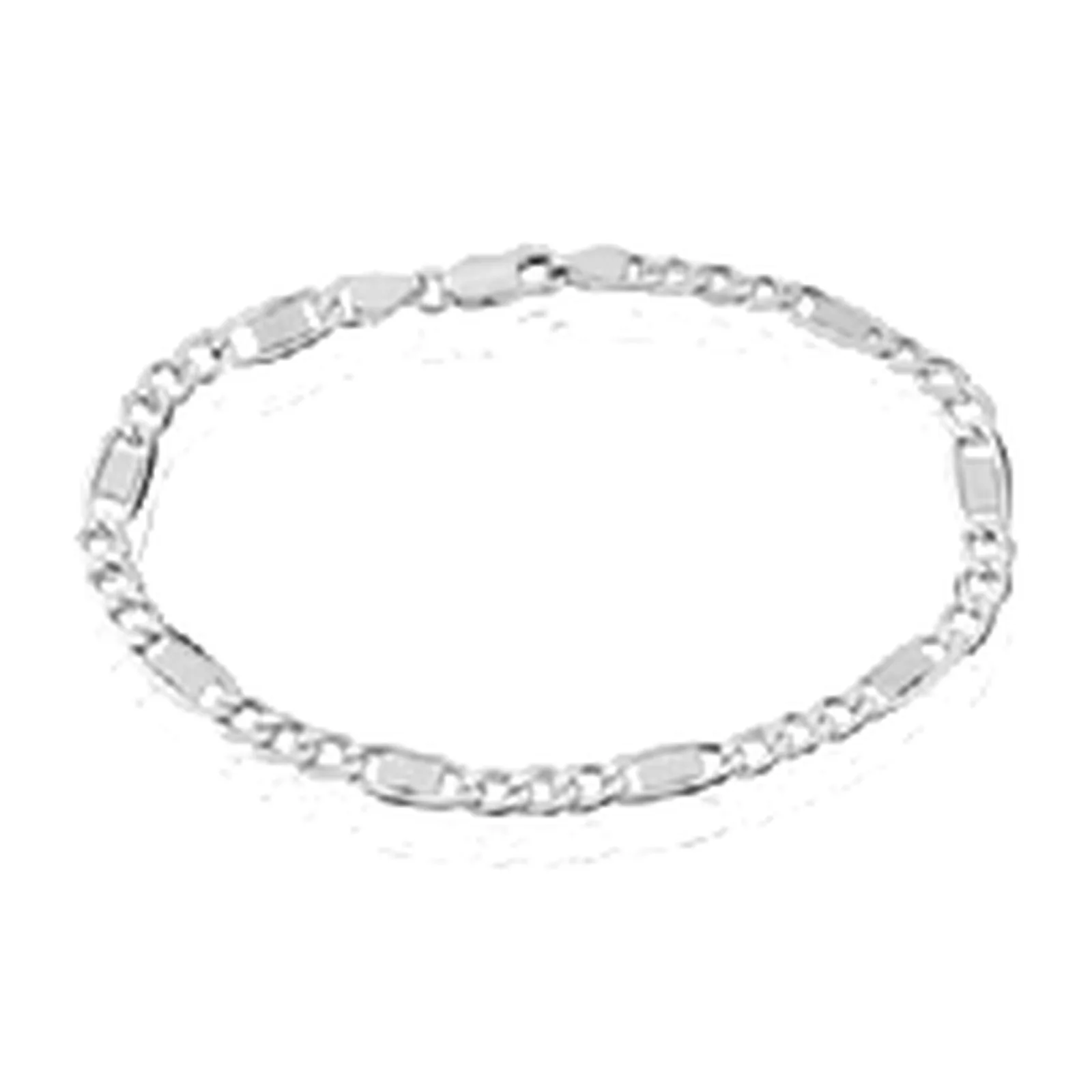 Stroili Silver Gentleman Bracciale groumette fantasia 3+1 Argento 925 1681460
