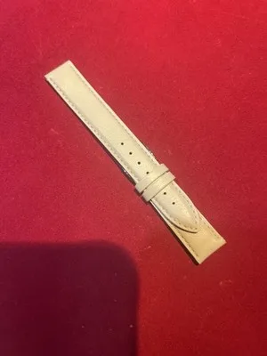 Cinturino per orologio in pelle colore avorio/bianco - 2606251434