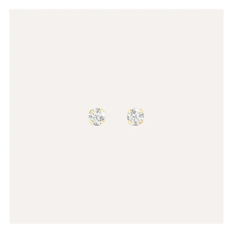 Stroili Bon Ton Stud Earrings with Cubic Zirconia 9kt Gold 1401116