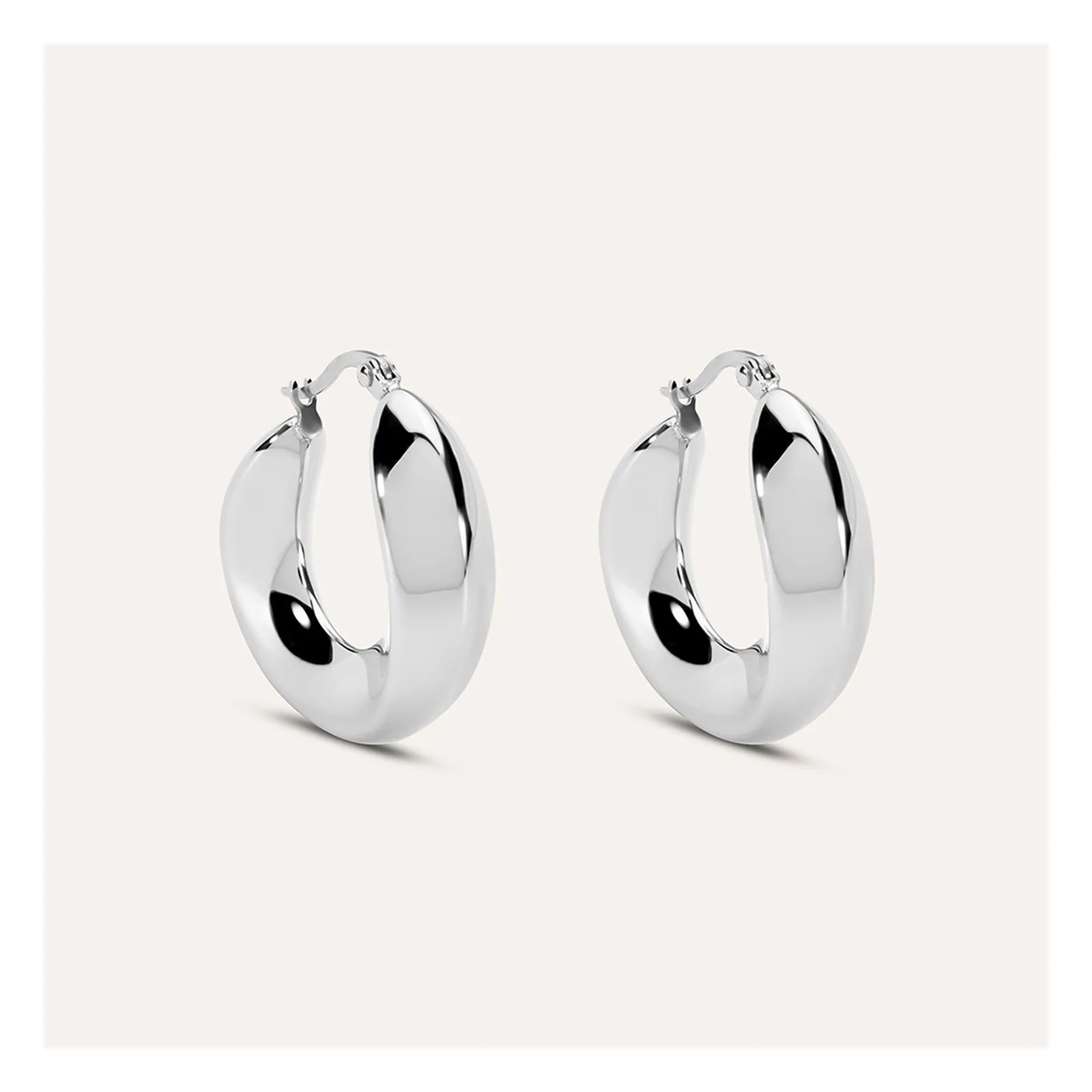 Stroili Moonlight Collection Orecchini a cerchio bold Acciaio 1511854