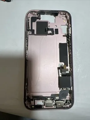 Original Apple Iphone 15 Chassis Power Flex scocca Rosa B+