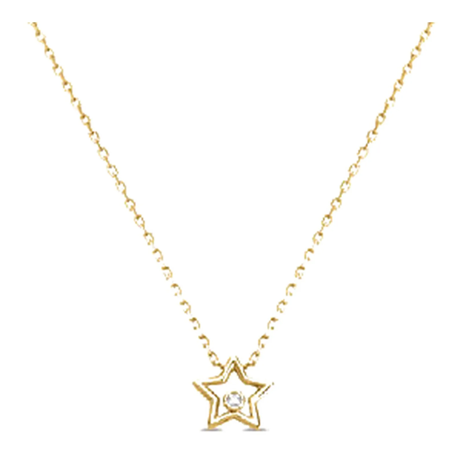 Stroili Mon Petit Precious Collana stella con diamante bianco 0 Oro 9kt 1436847