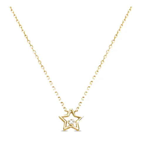 Stroili Mon Petit Precious Collana stella con diamante bianco 0 Oro 9kt 1436847