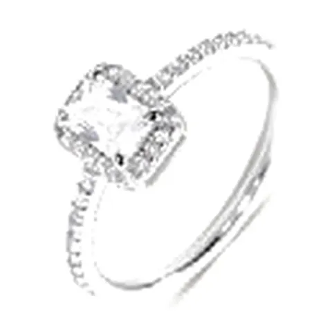 Stroili Silver Elegance Anello baguette con cubic Argento 925 Misura 16 1699473