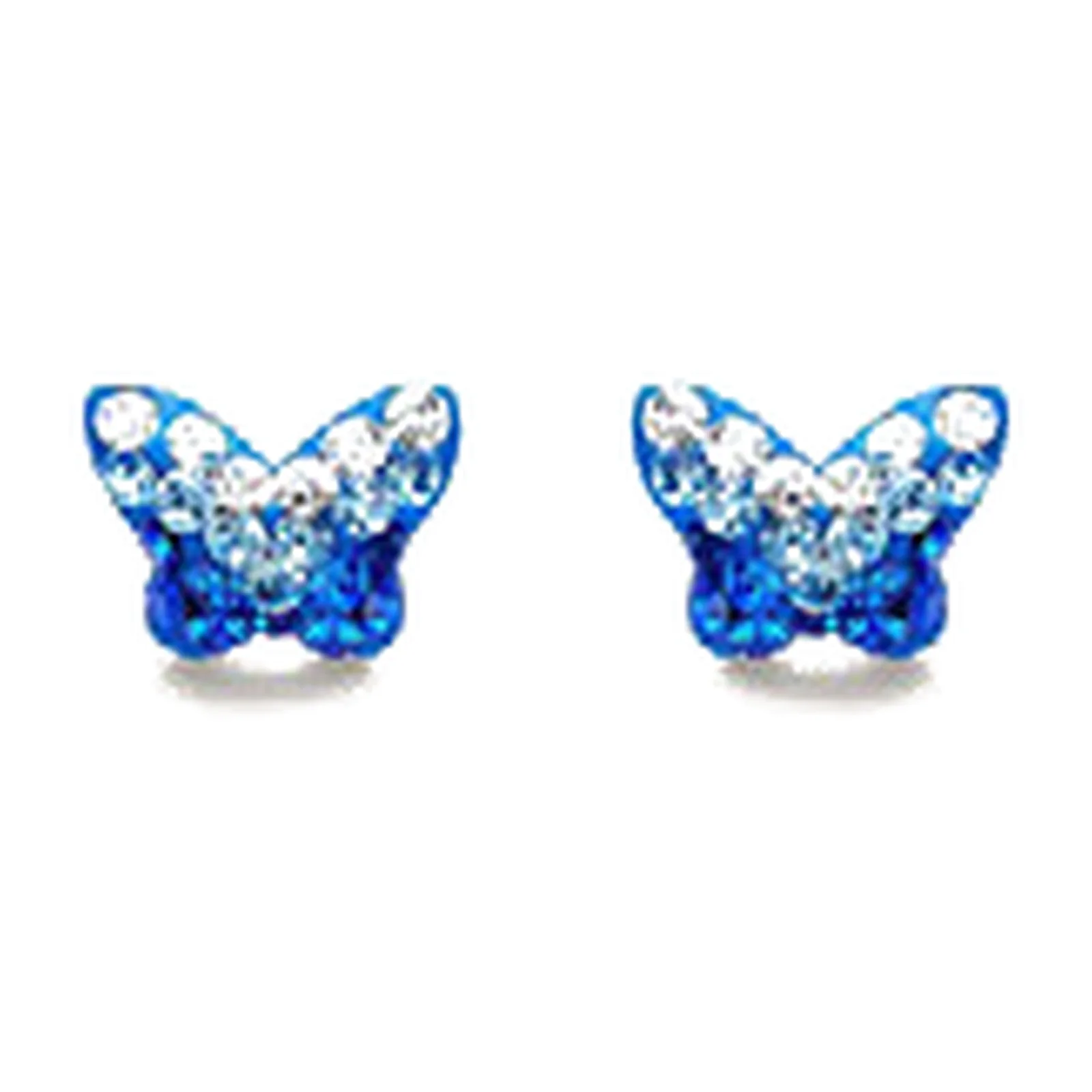 Stroili Silver Baby Orecchini lobo farfalla con cristalli Argento 925 1693202