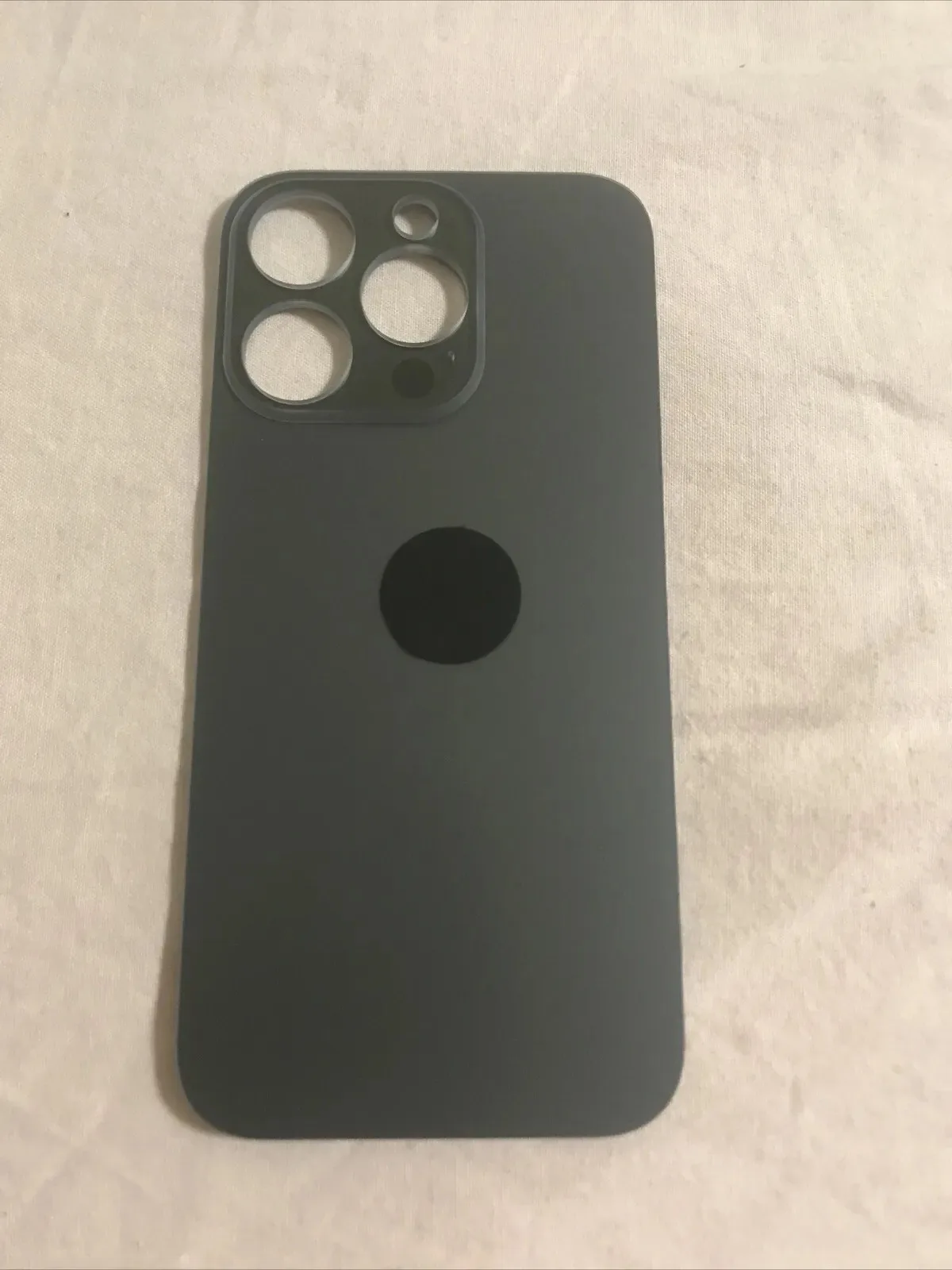 Back vetro ricambio per Scocca Posteriore Per iPhone 14 Pro Nero foro BIG
