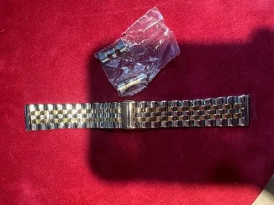 Cinturino per Orologio in Acciaio 22mm Bicolore Nuovo - LAB22609231710