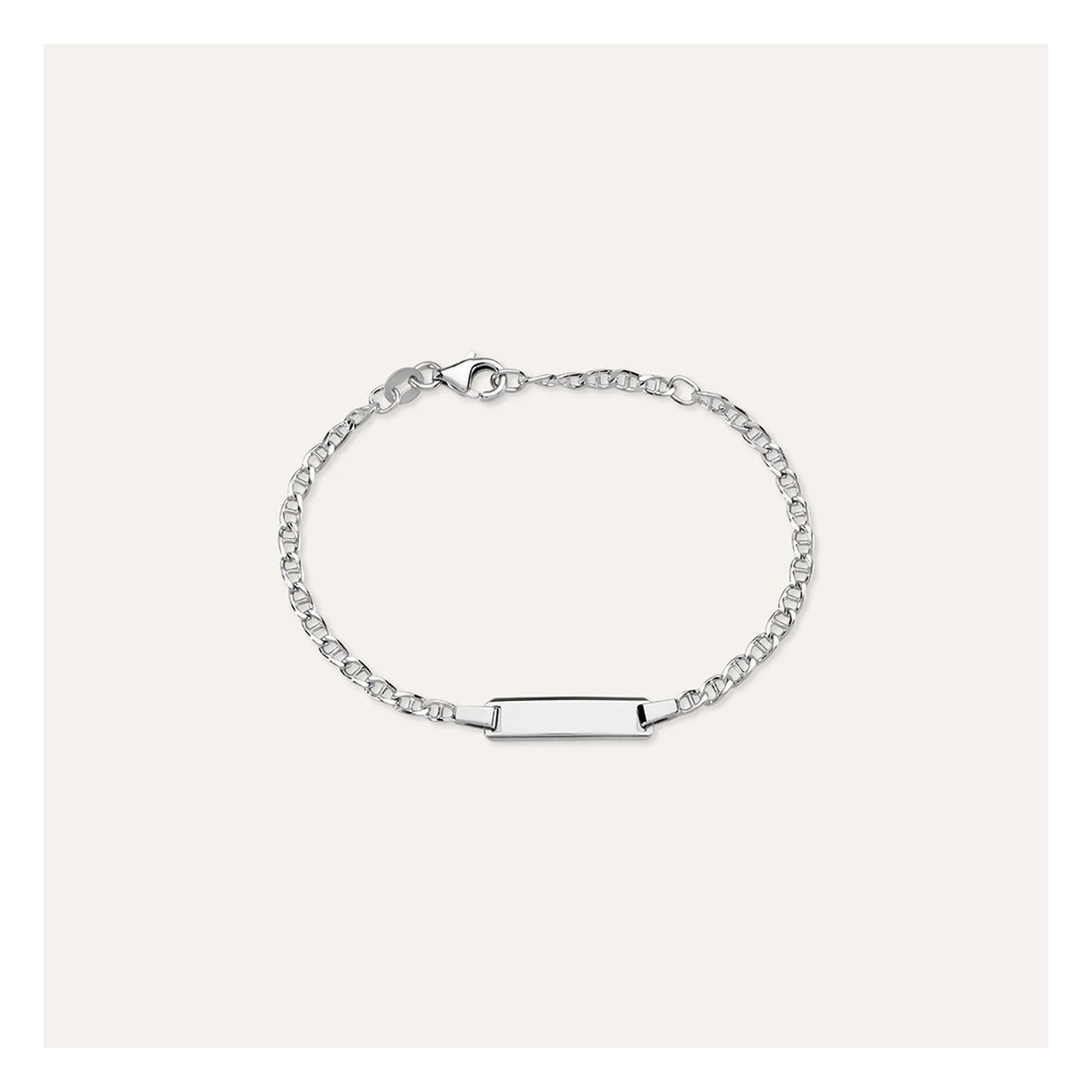 Stroili Silver Baby Bracciale targa traversino Argento 925 1651555