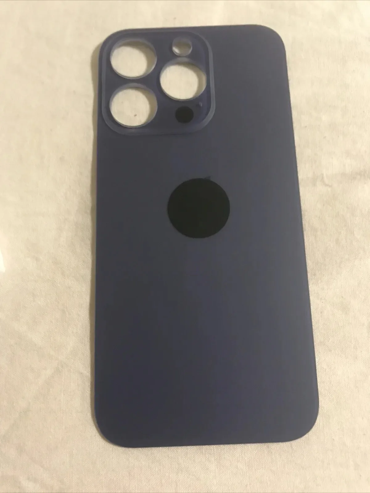 Back vetro ricambio per Scocca Posteriore Per iPhone 14 Pro Viola foro BIG