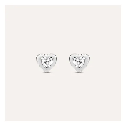 Stroili Bon Ton Stud earrings with cubic zirconia 9kt Gold 1400957