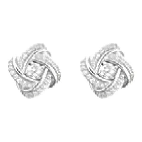 Stroili Silver Elegance Orecchini lobo con cubic zirconia Argento 925 1678877
