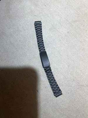 Cinturino Orologio Acciaio Vintage Nero 14
