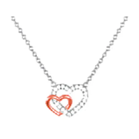 Stroili Silver Moments Collana bicolore con cubic zirconia Argento 925 1664269