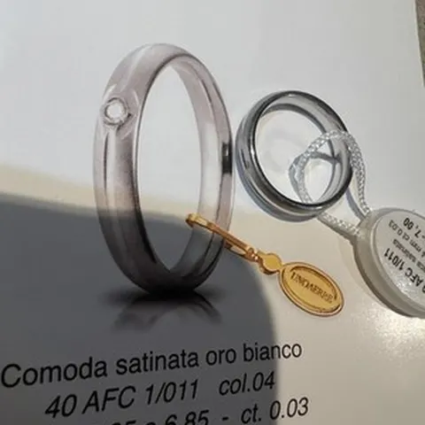 Anello UnoAerre in argento 925 - Misura 53 - 40 AFC 1/011
