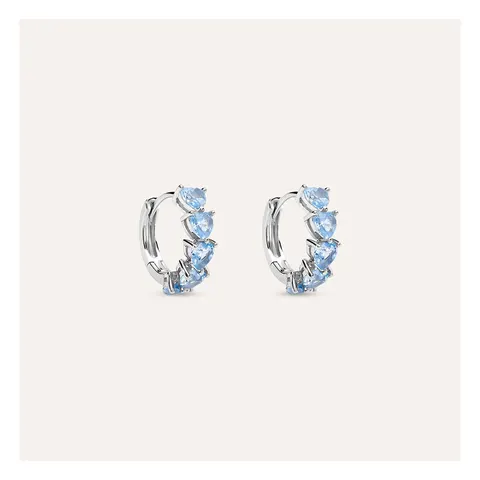 Stroili Silver Rainbow Orecchini a cerchio Argento 925 1673272